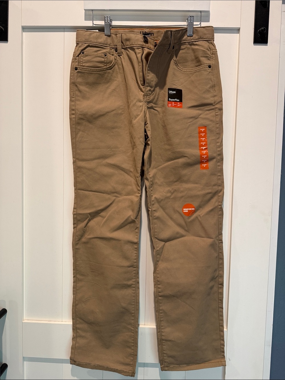 urban pipeline Tan Straight-Leg Chino Pants